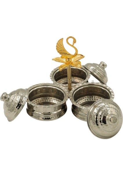 Gümüş Kaplama 3'lü Baharatlık fiyatları