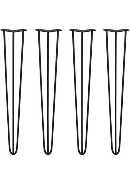 Metal Masa Ayağı Sehpa Ayağı Dörtlü Masa Ayağı 90 cm