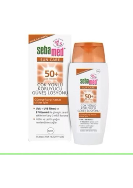 Sun Care Suya Dayanıklı Spf 50+ Çok Yönlü Koruyucu Güneş Losyonu 150 ml modelleri