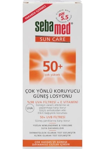 Sun Care Suya Dayanıklı Spf 50+ Çok Yönlü Koruyucu Güneş Losyonu 150 ml fırsatları