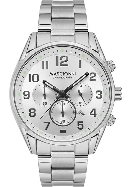 Tüm Fonksiyonları Aktif Gri Erkek Kol Saati - Gümüş Renk M.1.1220.01