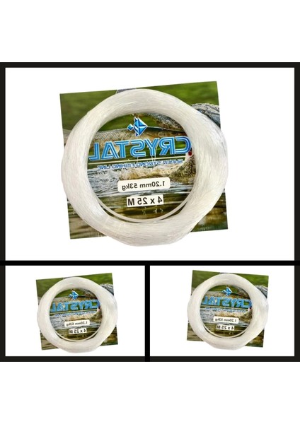 Uyguna-Yakala 2.50 mm Cyrstal Beyaz Poşet MISINA-PO.100 fiyatları