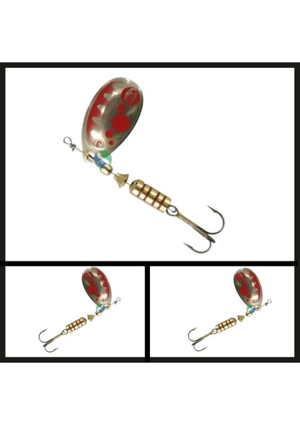 Uyguna-Yakala Gümüş/kırmızı No:3 B20113 Ilba Tondo BUBBLE-KAŞ.178