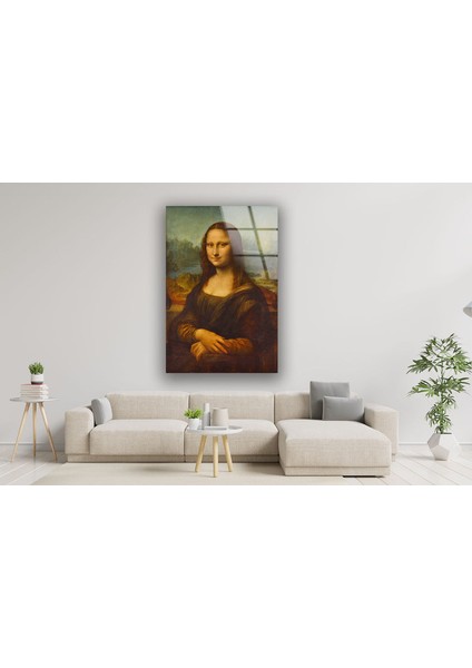 Mona Lisa Cam Duvar Tablosu modelleri