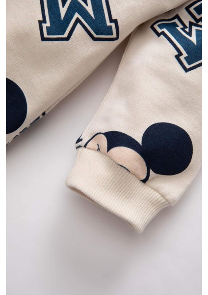 Kız Bebek Disney Mickey & Minnie Sweatshirt Tayt 2'li Takım C0776A524SP
