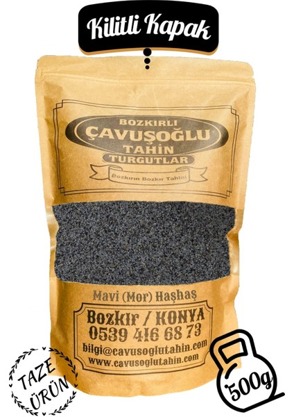 Mavi Mor Haşhaş 500 gr