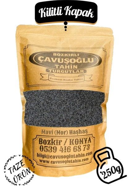 Bozkırlı Çavuşoğlu Mavi Mor Haşhaş 250g