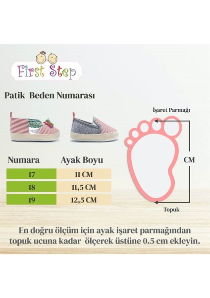 First Step Ekose Patik Yeşil