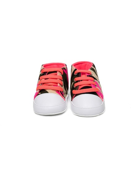 Bebek Kamuflaj Spor Patik Pembe