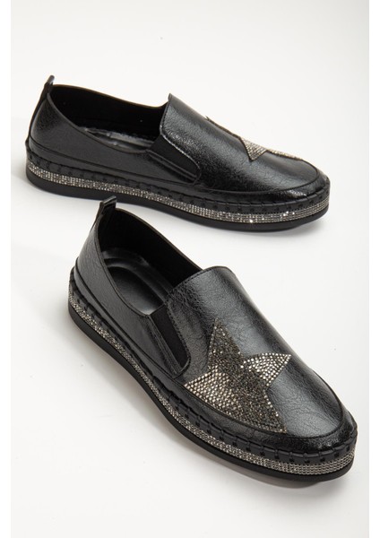 Suins Ilaria Kadın Taşlı Spor Ayakkabı Lastikli Sneaker Günlük