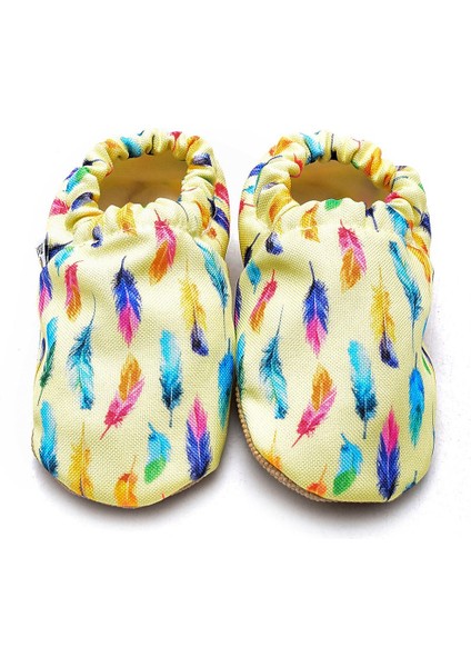 Feathers Kaydırmaz Taban Patik Sarı F-823