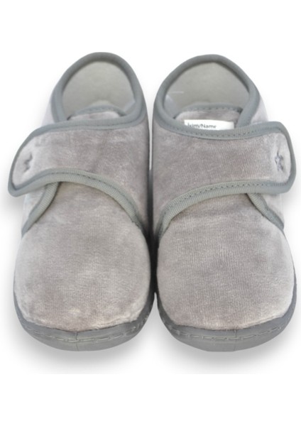 Gri Yıldız Nakışlı Kız Çocuk Cırt Cırtlı PANDUF-F-732 modelleri