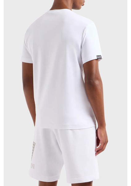 Streç Pamuklu Slim Fit Bisiklet Yaka T Shirt Erkek T Shirt 3DPT37 Pjmuz 1100