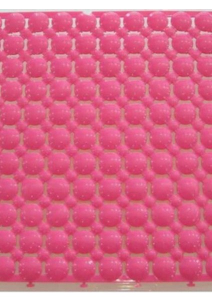 Balban Ticaret 2 Adet 33X33X1,5 cm Ortopedik Plastik Yer Karosu, Geçkili Paspas, Islak Zemin Izgarası, Pembe