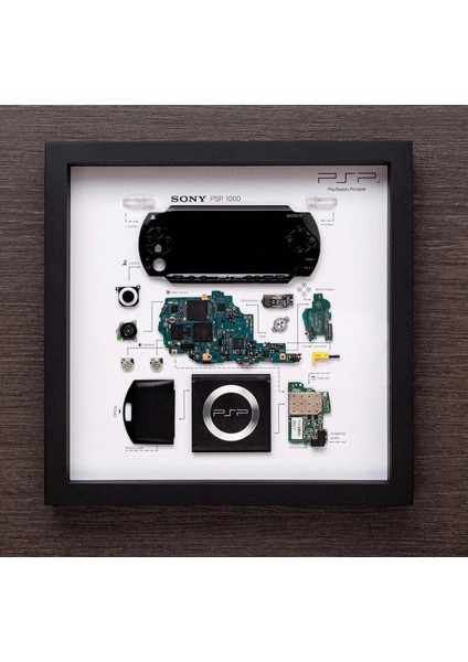 Sony Psp 1000 Çerçeve Sanatı Lüks Hediye