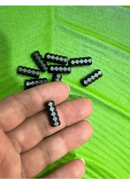 2 cm 10 Adet Çelik Desenli Stoper Bağucu Dikiş Giyim Aksesuarı