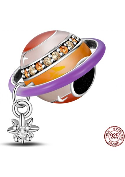 Saturn Charm | 925 Ayar Gümüş