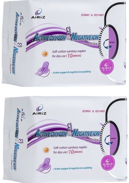 Airiz Hijyenik Ped (10'lu 2 Paket Ped)