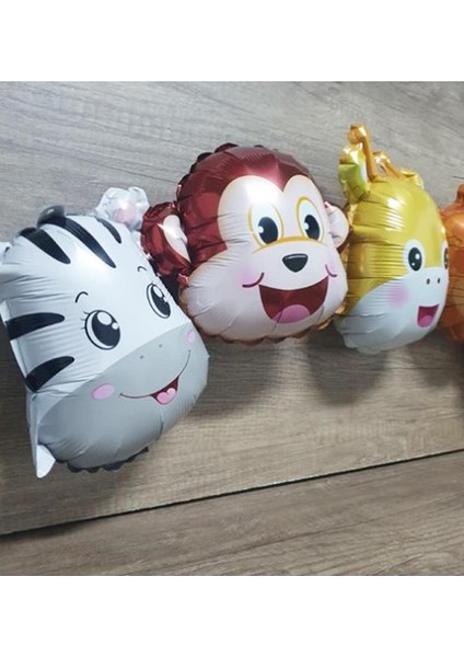 Safari Hayvanları Birleşik Folyo Balon Uzun 107CM modelleri