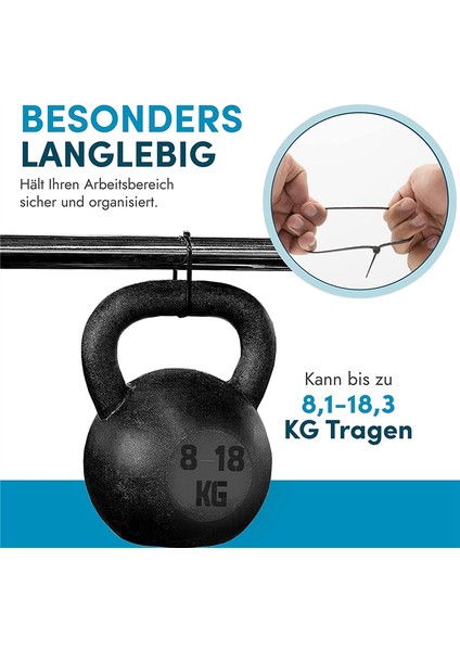 500 Adet Hava ve Isıya Dayanıklı Kablo Bağları Uv Dayanıklı Kablo Bağları Boyutları 100X2.5MM,150X2.5MM,200X3.6MM,300X3.6MM (Yurt Dışından) indirimleri