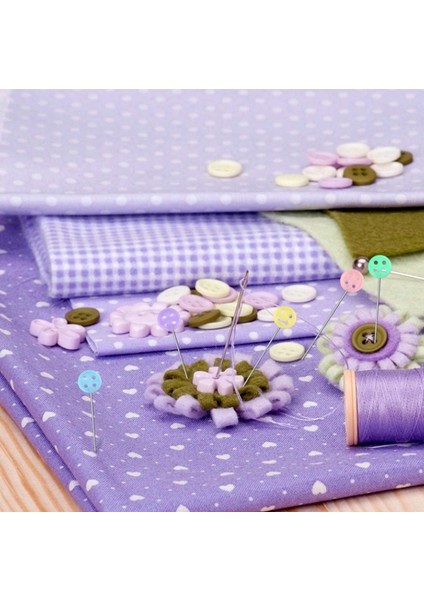 50 Adet Dikiş Çiçek Iğne Renkli Düğme Sabit Iğne Ev Paslanmaz Çelik Konumlandırma Iğnesi Dikiş Aracı (Yurt Dışından) fiyatları