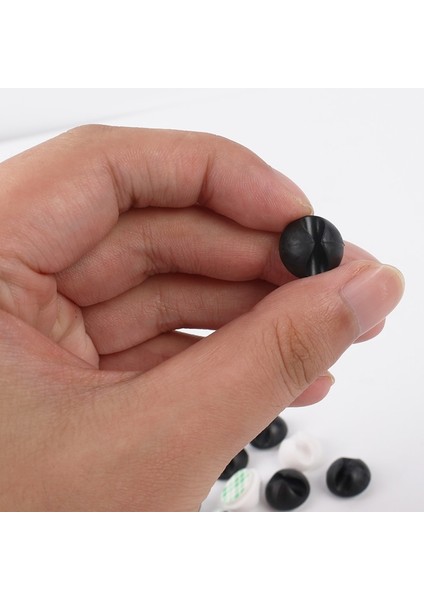 Yumuşak Silikon Tip-C USB Şarj Kablosu Sarıcı Organizatör Masaüstü Düzenli Portabke Esnek Mini Veri Kablosu Yönetim Klipleri (Yurt Dışından)