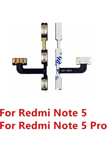 Onarım Güç Anahtarı Açık Kapalı Ses Düğmesi Flex Kablo Xiaomi Redmi Için 3x 3 3 S 4A 5A 5 Artı Not 4x 2 4 3 5 5A Pro Küresel Sürüm (Yurt Dışından)