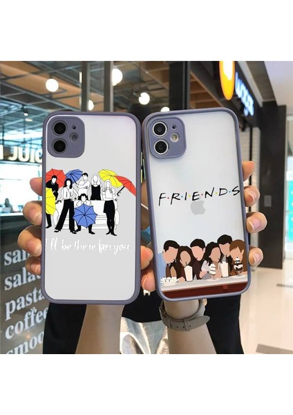 Arkadaşlar Tv Gösterisi Kapı Telefonu Kılıfı Mat iPhone 12 Mini 11 Pro Xr Xs Max 7 8 Artı x Sert Pc Arka Kapak (Yurt Dışından)