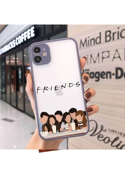 Arkadaşlar Tv Gösterisi Kapı Telefonu Kılıfı Mat iPhone 12 Mini 11 Pro Xr Xs Max 7 8 Artı x Sert Pc Arka Kapak (Yurt Dışından)