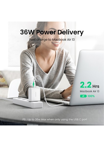 Ugreen 36W Pd Şarj Cihazı iphone Se 2 Için USB Duvar Şarj Cihazı iPhone 11 Pro Max/11 Pro/11/xr/xs Max/xs/x/8 Plus/8, iPad Pro 2018/SAMSUNG S20/S10+, Huawei P30, Xiaomi Ab Tak (Yurt Dışından) indirimleri