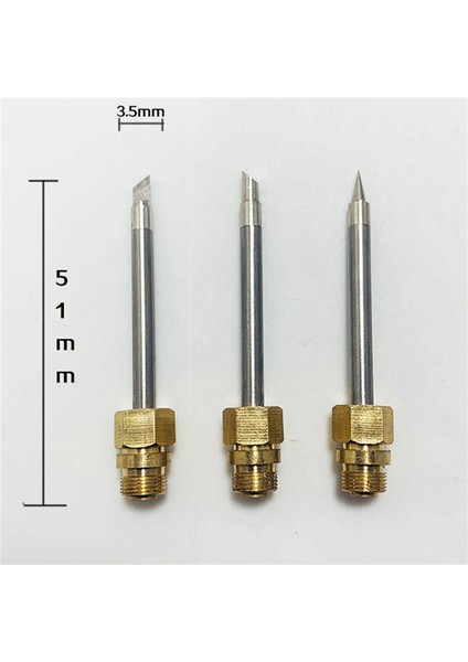 4x 510 Arayüzü Havya Ucu Mini Taşınabilir USB Havya Ucu Kaynak Rework Aksesuarları, At Nalı (Yurt Dışından)