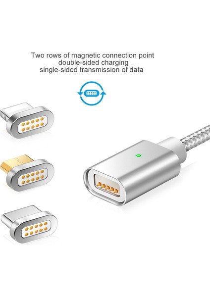 Elough E04 Manyetik Kablo iPhone 8 Poco X3 Xiaomi Mikro USB C Tipi Kablo Hızlı Şarj Cep Telefonu Mıknatıslı Şarj Cihazı USB Kablosu (Yurt Dışından) fiyatları