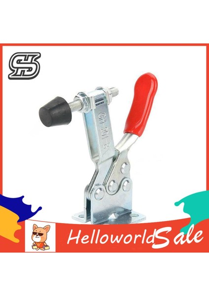 Helloworld Dikey Kelepçe Hızlı Çıkarma Kolu Paslanmaya Karşı Dayanıklı Dikey Kelepçe (Yurt Dışından)