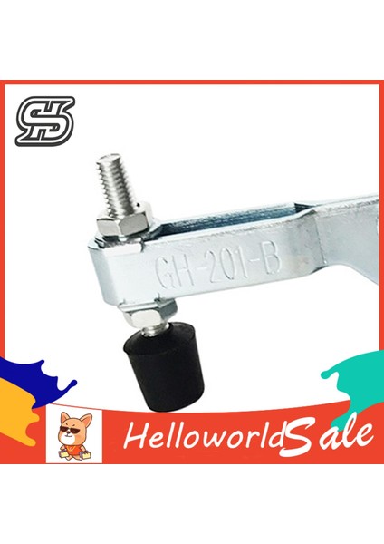 Helloworld Dikey Kelepçe Hızlı Çıkarma Kolu Paslanmaya Karşı Dayanıklı Dikey Kelepçe (Yurt Dışından)