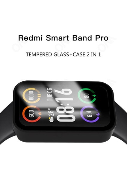 Xiaomi Redmi Mi Band Pro Için Koruyucu Kılıf Tam Kapsama Tampon Kapak + Temperli Cam Ekran Koruyucu Akıllı Saat Kabuk (Yurt Dışından) fırsatları