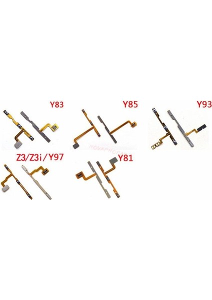 Vivo V5 S1 Pro V15 V11 V11I V17 V5S V5 Lite V7 Artı V9 Y11 Y12 Y15 Güç Açık Kapalı Ses Yukarı Aşağı Düğmeleri Flex Kablo Şerit (Yurt Dışından) indirimleri