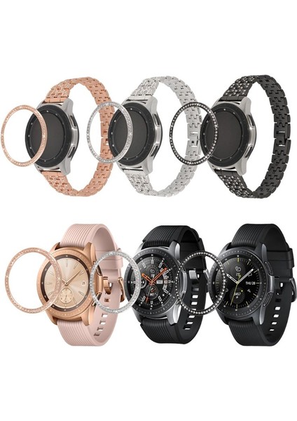 Bling Çerçeve Samsung Galaxy Izle 42MM Çerçeve Kapak Elmas Metal Halka Yapışkanlı Koruyucu Kapak Anti Scratch Izle Aksesuarları (Yurt Dışından) modelleri