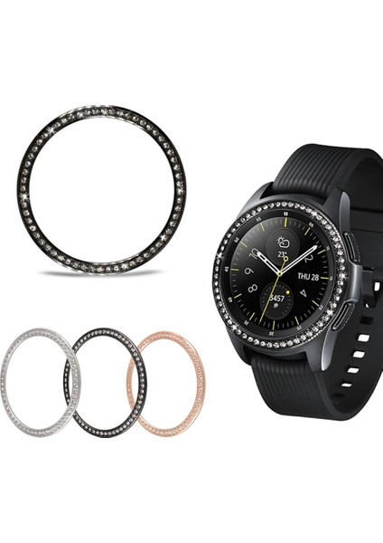 Bling Çerçeve Samsung Galaxy Izle 42MM Çerçeve Kapak Elmas Metal Halka Yapışkanlı Koruyucu Kapak Anti Scratch Izle Aksesuarları (Yurt Dışından) fırsatları