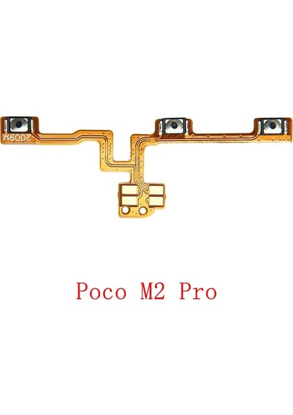 Güç Ses Düğmesi Flex Xiaomi Mi Poco M3 F2 Pro F3 X3 C3 F1 M2 Pro Güç Flex Kablo Yedek Parçaları (Yurt Dışından)