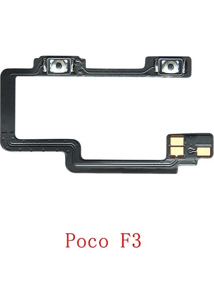 Güç Ses Düğmesi Flex Xiaomi Mi Poco M3 F2 Pro F3 X3 C3 F1 M2 Pro Güç Flex Kablo Yedek Parçaları (Yurt Dışından)