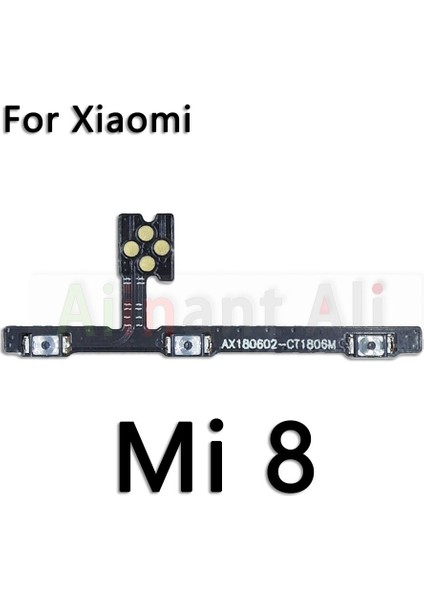 Orijinal Düğme Sessiz Anahtar Anahtarı Açık Kapalı Ses Güç Flex Kablo Xiaomi Mi 6 6x8 8se 9 9t 9se Se Lite Pro Artı (Yurt Dışından) fiyatları