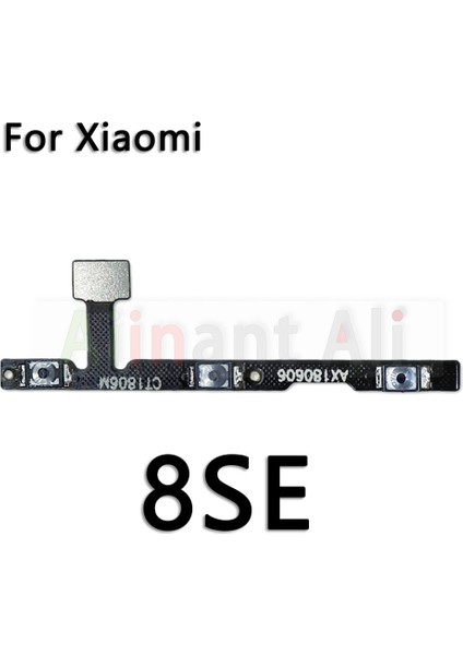 Orijinal Düğme Sessiz Anahtar Anahtarı Açık Kapalı Ses Güç Flex Kablo Xiaomi Mi 6 6x8 8se 9 9t 9se Se Lite Pro Artı (Yurt Dışından) modelleri