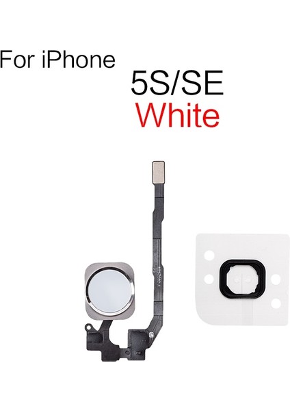 Adet iPhone 5s 5se 6 6s 7 8 Artı Ev Düğmesi Flex Kablo Onarım Parçaları Kauçuk (Yurt Dışından)