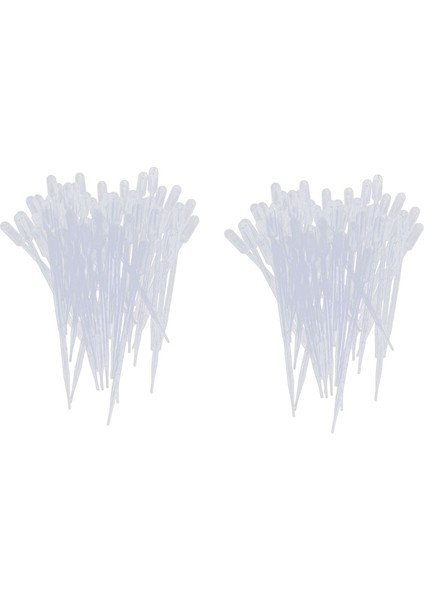 100 Adet 10ML Şeffaf Plastik Transfer Pipet Pasteur Pipetler Damlalıklı (Yurt Dışından)