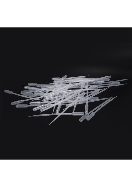 100 Adet 10ML Şeffaf Plastik Transfer Pipet Pasteur Pipetler Damlalıklı (Yurt Dışından)