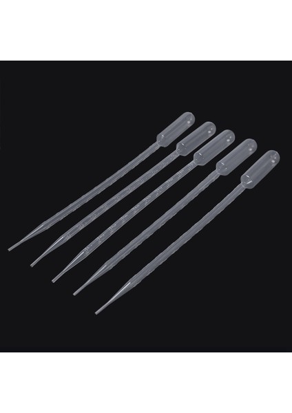 100 Adet 10ML Şeffaf Plastik Transfer Pipet Pasteur Pipetler Damlalıklı (Yurt Dışından)