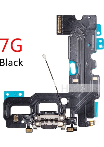 Adet USB Şarj Aleti Şarj Portu Dock Konnektörü Veri Flex Kablo Yedek Parçaları iPhone 7 8 Artı x Xr Xs Max (Yurt Dışından)
