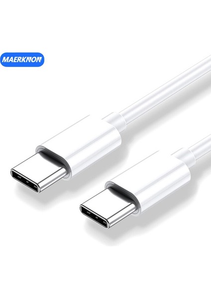 65W USB C USB C Tipi Kablo Pd USB C Kablosu Usb-C 5A Tip-C Kablo iphone 11 12 13 Xiaomi Samsung Macbook iPad USB C Kablosu (Yurt Dışından)