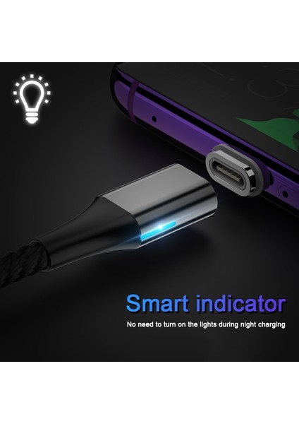 5A Manyetik Kablo Mikro USB Tip C Süper Hızlı Şarj Huawei P30 Samsung Xiaomi Redmi Note 8 Pro iphone Xr USB Kablosu (Yurt Dışından) fırsatları