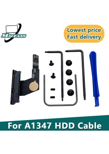 Yenı A1347 SSD Sata Kablosu 821-1501-A Mac Mini SSD 2012 A1347 HDD Sunucu Sabit Disk 2nd Flex Kablo Kiti 922-9560 821-1347-A (Yurt Dışından)